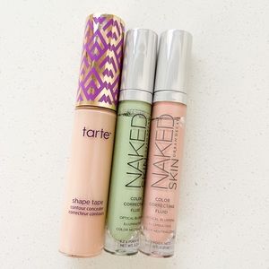 Tarte Shape Tape , urban decay color correcting